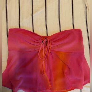 Wild Fable Pink and Orange Tank Top